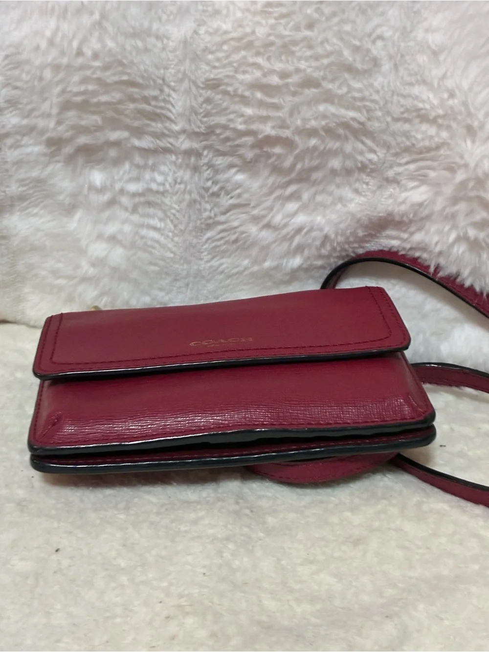 Coach Red Leather Madison
